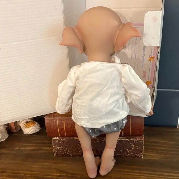 Adorable White and Gray Elf Doll - Picture 5 of 7